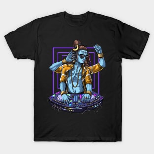 Shiva Psychedelic DJ T-Shirt